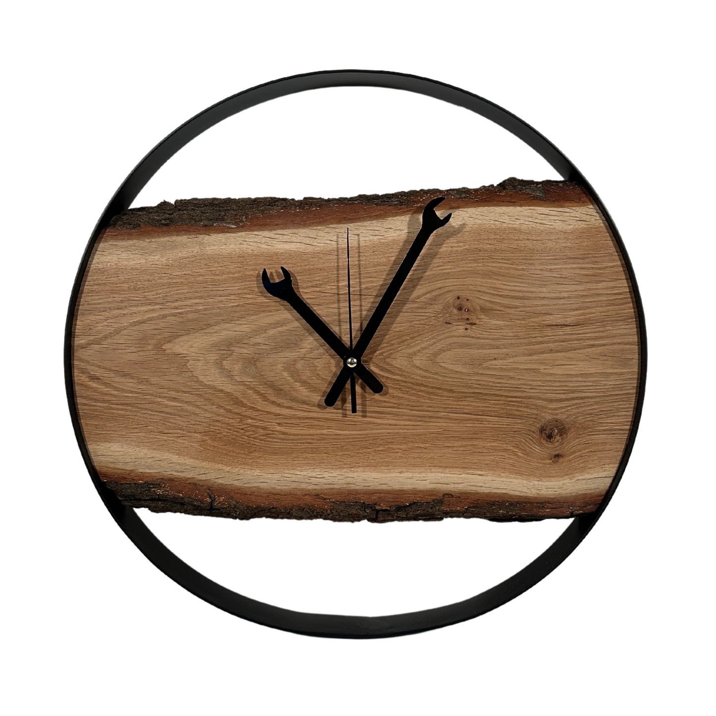 Wanduhr DIY Set - Metallring 40 cm, Uhrwerk inkl. 3 Zeiger-Sets