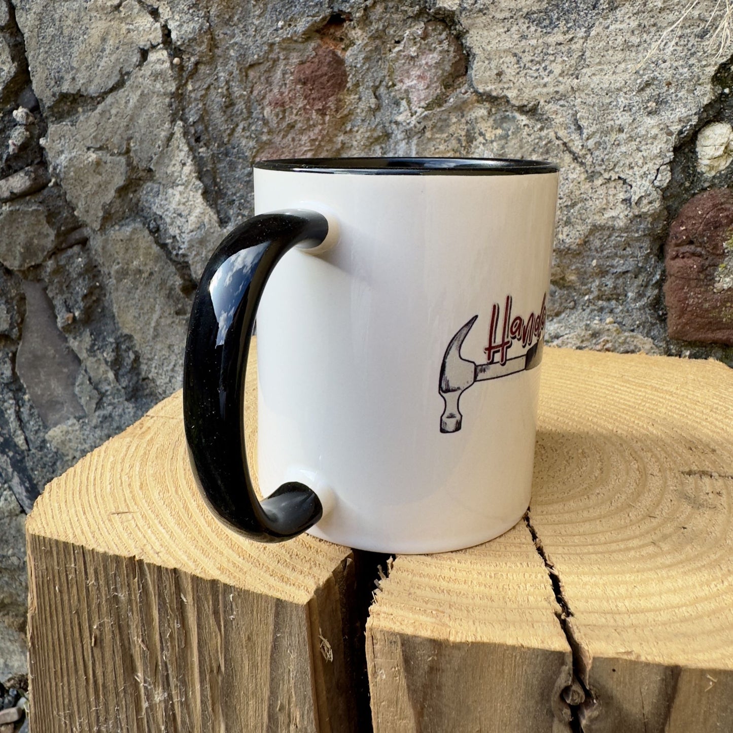 Handcraft Tasse schwarz / weiß